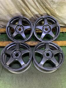 ★送料無料★ミツビシ純正 17x7JJ 5H 114.3 +38 φ67 4本/中古純正アルミホイール 1502_104