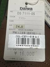 Daiwa ダイワ クラシックスタイル ブラウン ds7111-05 24.0cm 未使用品_画像10