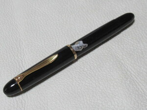 # rare beautiful goods 1950 period Germany made!PELIKAN( pelican ) black axis 140 pen .:EF 14C-585 middle character piston filler - absorption type 