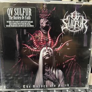 【新品同様】【新譜CD】Ov Sulfur/ The Burden Ov Faith【Deathcore】Suffokate, Signs of The Swarm,Lorna Shore,Bodysnatcher,Angelmaker