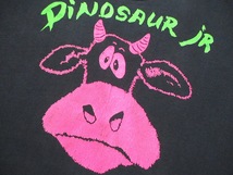 レア 当時物 90s Euro Vintage オリジナル ユーロ物 Dinosaur Jr. Pink Cow　ダイナソーJr グランジ バンド Tシャツ　ブラック XLサイズ_画像7