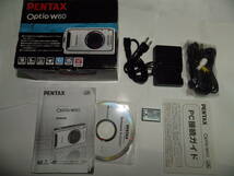 【●PENTAX ペンタックス オプティオW60 ▲取説・ケーブル・元箱・充電池・充電器・CD-ROM等付属品のみ●】_画像1