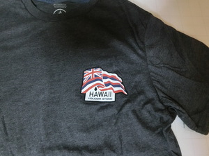 ☆激レア USA購入 【VOLCOM】ボルコム 【GIVEBACK SERIES】【HAWAII VOLCOM STONE 】イギリス国旗系ロゴプリントTシャツUS Sサイズ 黒灰