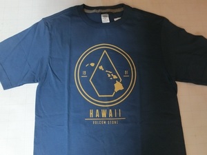 ◆激レア USA購入 【VOLCOM】ボルコム 【GIVEBACK SERIES】【HAWAII VOLCOM STONE 】ハワイ諸島 ロゴプリントTシャツUS Sサイズ 青