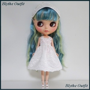 ♪Blythe＊ブライスアウトフィット♪ドレスセット（ホワイト）②！