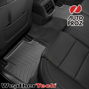 フロアマット BMW 5-シリーズ F10 2011-2012年 2列目 フロアライナー 2ピース ブラック WeatherTech 正規品