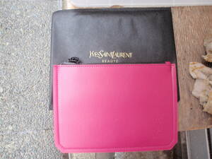  unused! not for sale Yves Saint-Laurent bag FLAT POUCH( Flat pouch )