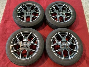 日産純正　ｎｉｓｍｏノート　E12　6.5J‐16+46　100　4H　60Φ　GY　エフェシエントグリップエコEG01　195/55R16　2018年製　4本セット