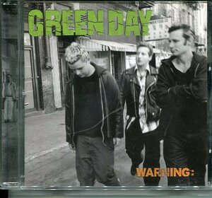 即買　CD盤　Green Day：グリーン・デイ　Warning：ウォーニング