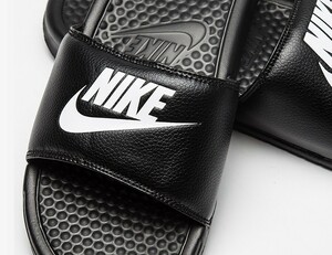 * new goods * Nike NIKE men's sandals benasiJDI 26.0 black black shoes shower sliding sneakers shoes light weight for summer tu strap 