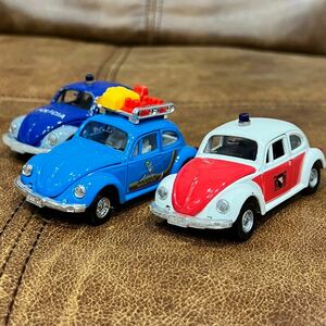 【即決】三台セット ヴィンテージ 日本製 トミカ ダンディ tomica dandy ワーゲン ビートル volks wagen beatle 1980年代 トミカダンディ