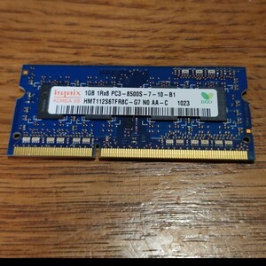  Note PC memory PC3-8500S-7-10-B1 1GB