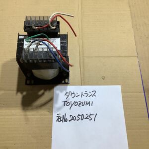  step down transformer SD41-200A2 200VA secondhand goods operation not yet verification..