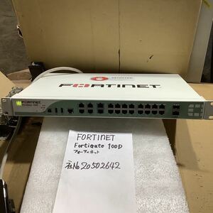 FortiGate 100D (フォーティネット) 中古品一般的な通電まで済みです。動作未確認です。