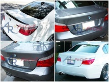 BMW 5シリーズ E60 セダン リアトランクスポイラー ABS 色付 塗装対応 M5タイプ_画像1