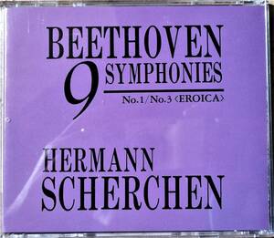 ★極稀CD国内盤★シェルヘン ベートーヴェン ルガノ Eroica 英雄 Herman Scherchen Lugano Beethoven ＃１，３ 