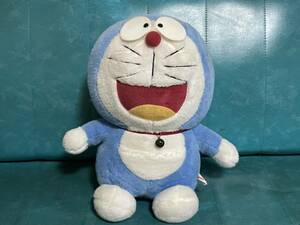  редкий retro 90 годы подлинная вещь BANDAI Bandai Doraemon мягкая игрушка примерно 35cm старый Doraemon кукла 