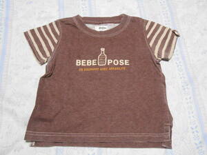 [USED] Bebe BeBe T-shirt * size :100.* postage 185 jpy 