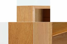デンマーク製　スモールブックシェルフ　スリムタイプ　オーク材　北欧家具ビンテージ_画像6
