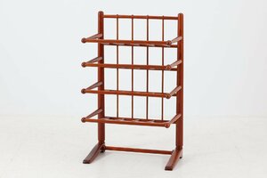  rare Frits Henningsen magazine rack Denmark made Northern Europe furniture Vintage 