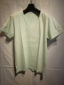 新品 WACKOMARIA COLOR V NECK TEE(JFKC★) Tシャツ ワコマリア 15SS-COL-Vtee-03 MINT サイズL