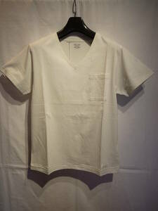 新品 DELUXE &#34;CAIPIRINHA&#34; Vネック Tシャツ デラックス 16SD2248 BEDWIN べドウィン TEE WHITE サイズS