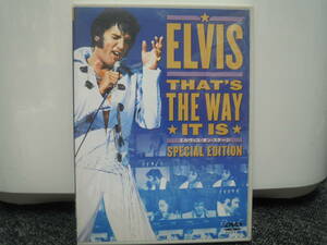 DVD エルヴィス・プレスリー オン・ステージ THAT'S THE WAY IT IS SPECIAL EDITION 1970年 インターナショナルホテル ライブ 104分