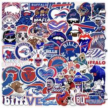 【50枚】NFL バッファロー・ビルズ　ステッカーセット ロゴ　応援 防水加工 Buffalo Bills_画像2