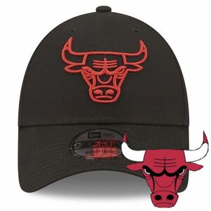 【海外限定】ニューエラ NBA シカゴブルズ 9FORTY ブラック レッド Chicago Bulls NEW ERA
