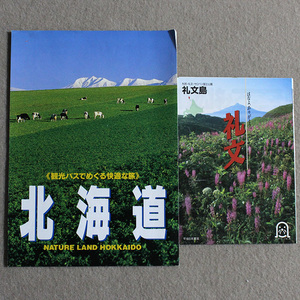 ★ 1994年 平成6年 2点セット 北海道 冊子 パンフ 礼文島 ご当地 土産 珍品 レア レトロ ヴィンテージ アンティーク 中古