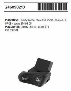 RMS 24609 0210 スイッチ(ライト) Piaggio 50 VESPA ET2,ET4 125 ET4