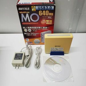 @T0317 BUFFALO MO Drive MO-CG640U2 Box &amp; Utility CD в комплекте