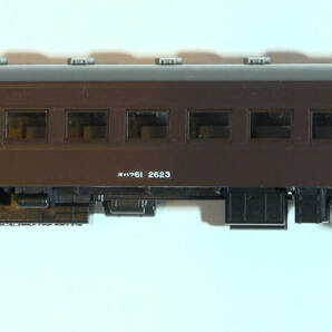 【T24P18】TOMIX「No.8521 オハフ61形」ケースなし 国鉄60系客車 中古Nゲージ ジャンク[F34A05]の画像6