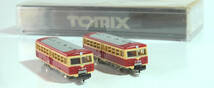 【T24P16】TOMIX「No. 92912 国鉄キハ02形 レールバス（M車・T車）2両セット 限定復刻版」ケース入り 中古Nゲージ ジャンク[F34492]_画像7