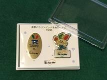 ★☆1998 長野オリンピック パラリンピック NTT Docomo ピンバッジ ☆★_画像1