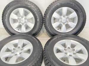 中古タイヤ スタッドレスタイヤ ホイールセット 4本セット 275/65R17 トヨタ純正 17x7.5 25 139.7-6穴 ブリヂストン ブリザック DM-V2