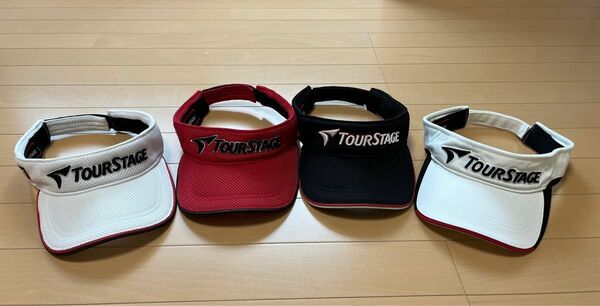 TOURSTAGE ツアーステージ ゴルフ サンバイザー まとめ売り セット