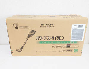 [ free shipping new goods unopened goods ]HITACHI Hitachi stick type cordless Cyclone vacuum cleaner power boost Cyclone white PV-BFH500-W