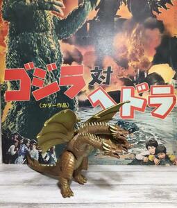 TOHO CORFORCEAL King Ghidora 1998 Bandai Godzilla мягкий виниловый монстр Используется используемая в Китае, сделанную в Китае, есть царапина