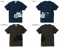 スピードアディクト サイドプリント T-shirt GRAY L/霜降りグレー世界最速のインディアンバートマンローvincent black shadowhrdアメカジ_画像3