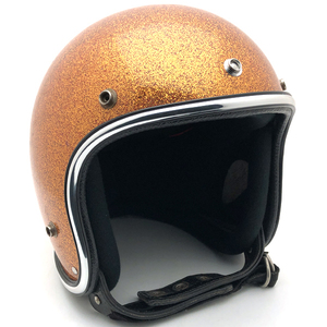 送料無料 ARTHUR FULMER AF20 GOLD METALFLAKE 58cm/アーサーフルマー金ゴールドビンテージヘルメットwストラップbellベル500txmchal60s70s