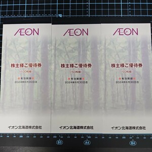 【送料無料！】イオン北海道　株主優待券　20000円分　最新　～2024.6.30　マックスバリュ　マルナカ　フジ　ピーコック　ザ・ビッグ