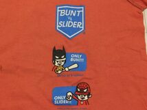 ◆Tシャツ 7部袖 サイズ(S) Laundry(ランドリー)BUNT vs SLIDER(バントvsスライダー)◆古着 日本製 同梱可 七分 野球 バントマン バンスラ_画像2