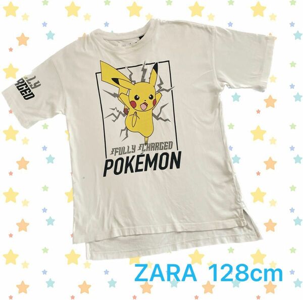 Tシャツ　子供用　128cm サイズ8 ZARA ポケモンコラボ