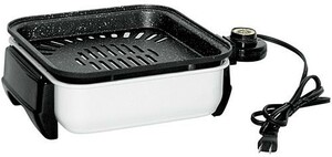 (Используемые товары) Sugiyama Metal Compact Grill Chokochoko -yaki White 360 ​​× 245 × 105 мм KS