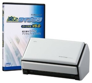 ( secondhand goods )FUJITSU ScanSnap S1500 comfort 2 Library personal V5.0 set model Acrobat