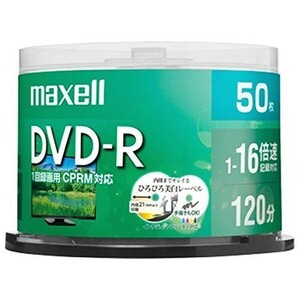 (Используемые товары) Стандарт DVD-R для Maxell Записывает 120 минут в 16 раз превышает скорость CPRM Printer White 50 листов