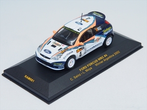 [ラスト1個] 新品★絶版品 フォード フォーカス WRC(No.4/2002WRCアルゼンチン)カルロス・サインツ [RAM081]