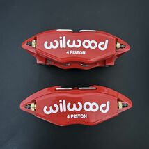 Wilwood Powerlite（4ポットキャリパー 赤）ブレーキキット スズキ カプチーノ（EA-11R,21R）用 フロント 1セット 新品 未使用_画像2