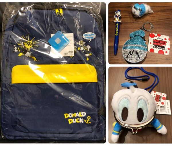 【値下げしました!クーポンご利用下さい!】新品・タグ付き! ドナルドグッズ 5点セット